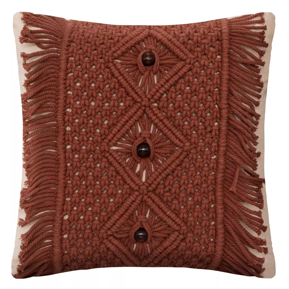 Coussin carré (40 cm) Ali Terracotta 1