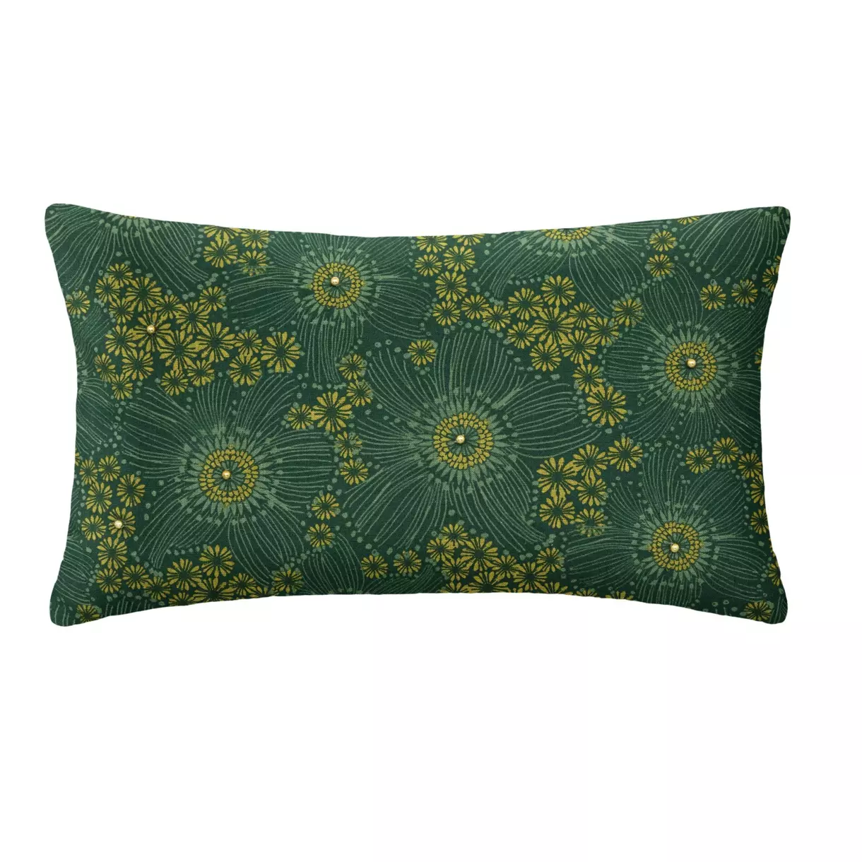 Housse de coussin rectangulaire (50 cm) Annie Verte 1