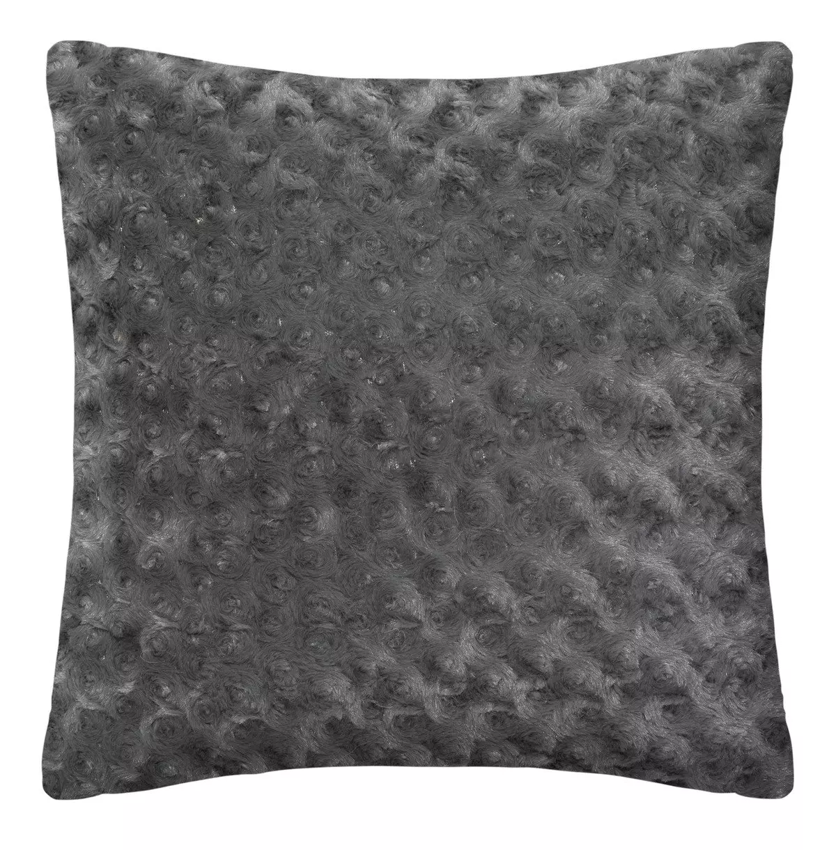 Coussin carré (45 cm) Bouclée Gris ardoise 1