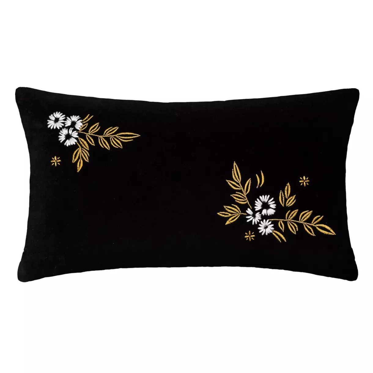 Coussin rectangulaire (50 cm) Night Noir 1