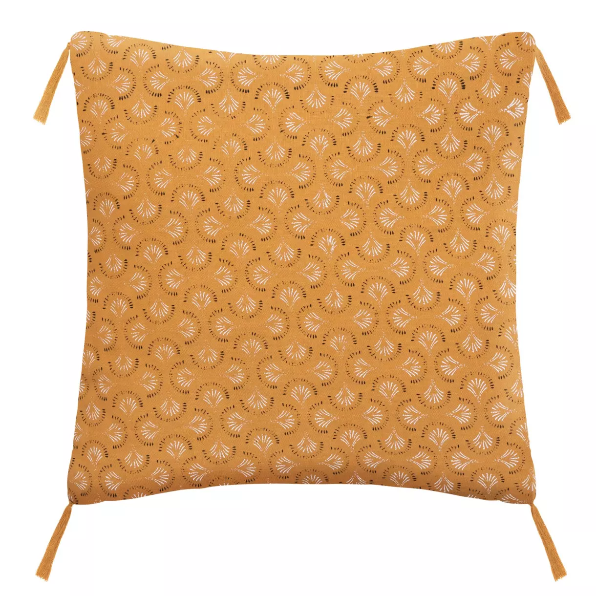Cojín (40 cm) Linah Amarillo ocre 1