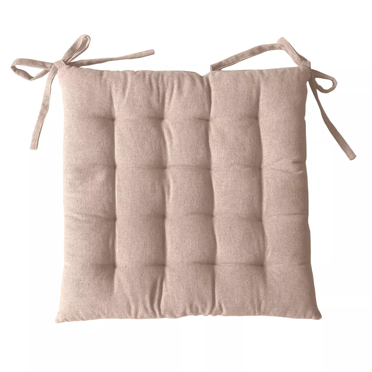 Cojín de silla en algodón reciclado Dune Beige 1