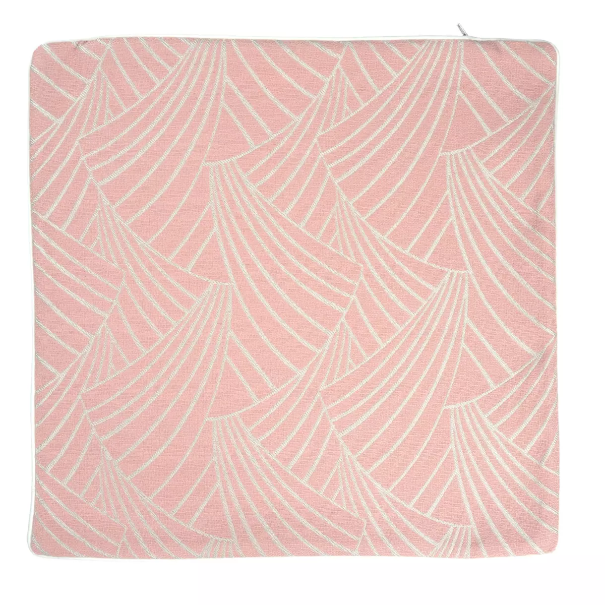 Housse de coussin carrée (40 cm) Ardeco Rose 1