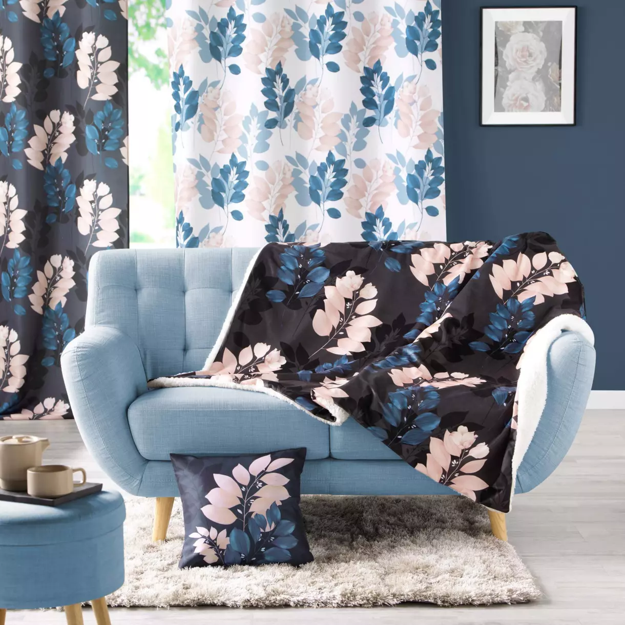 Plaid suave (150 cm) Belline Azul 1