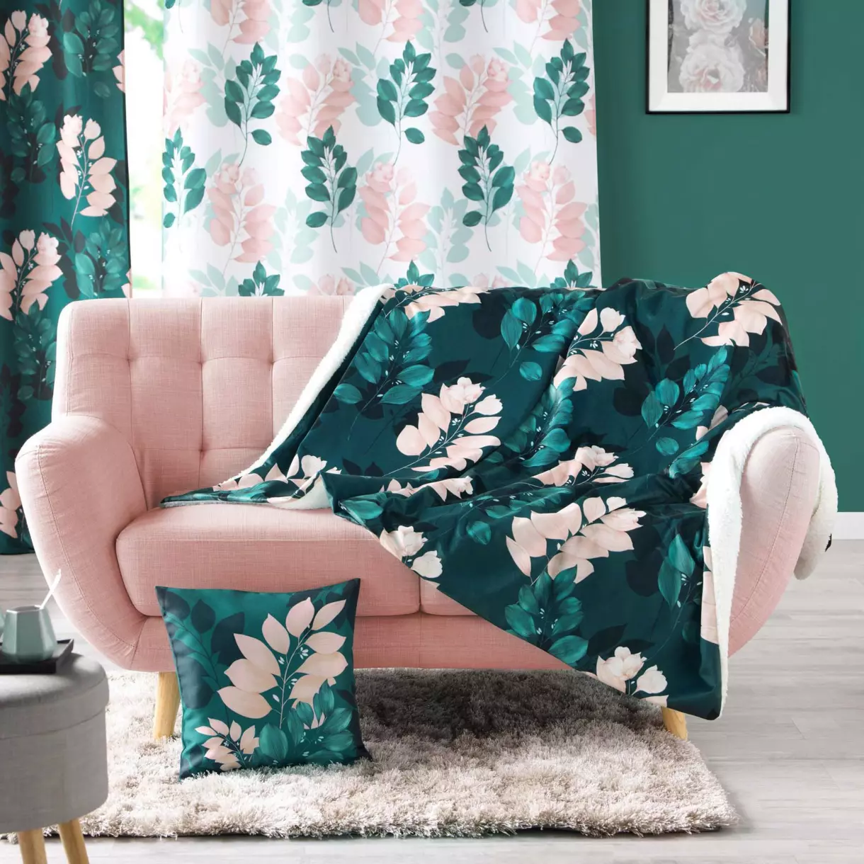 Plaid suave (150 cm) Belline Verde esmeralda 1