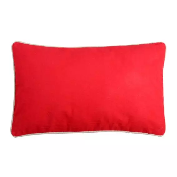 Cojín rectangular Duo Rojo 1