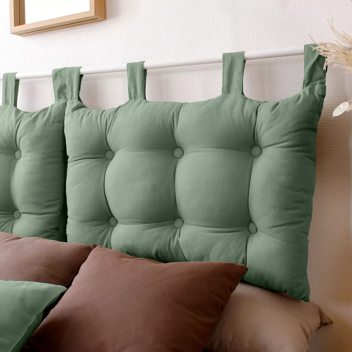 Tête de lit (70 cm) Panama Vert argile 1