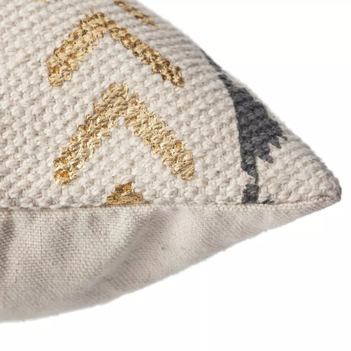 Housse de coussin carrée (40 cm) Etnik Gris 6