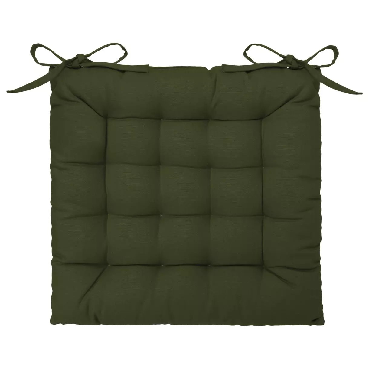 Coussin de chaise carré Datara Vert kaki 1