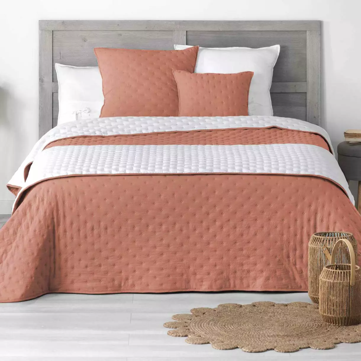Colcha (240 x 260 cm) Mellow Chic Terracota 1