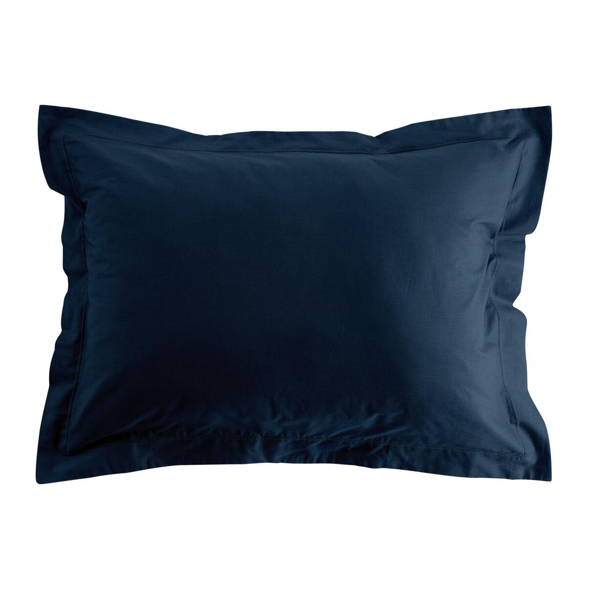 Funda de almohada rectangular en algodón bio (70 cm) Biolina Azul noche 6