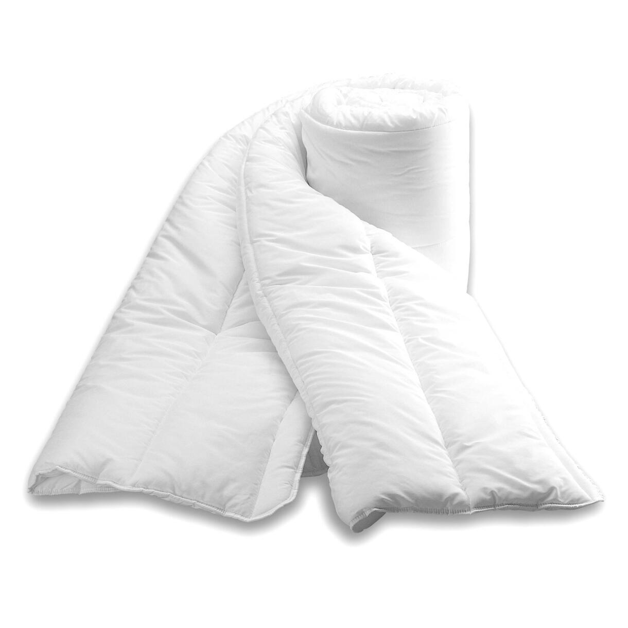 Warme Bettdecke (140 cm) Baumwolle Bio Weiß 1