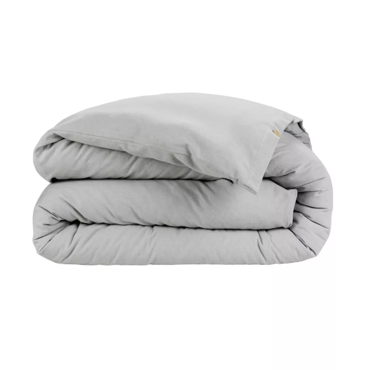 Copripiumino flanella di cotone (140 cm) Théa Grigio chiaro 6