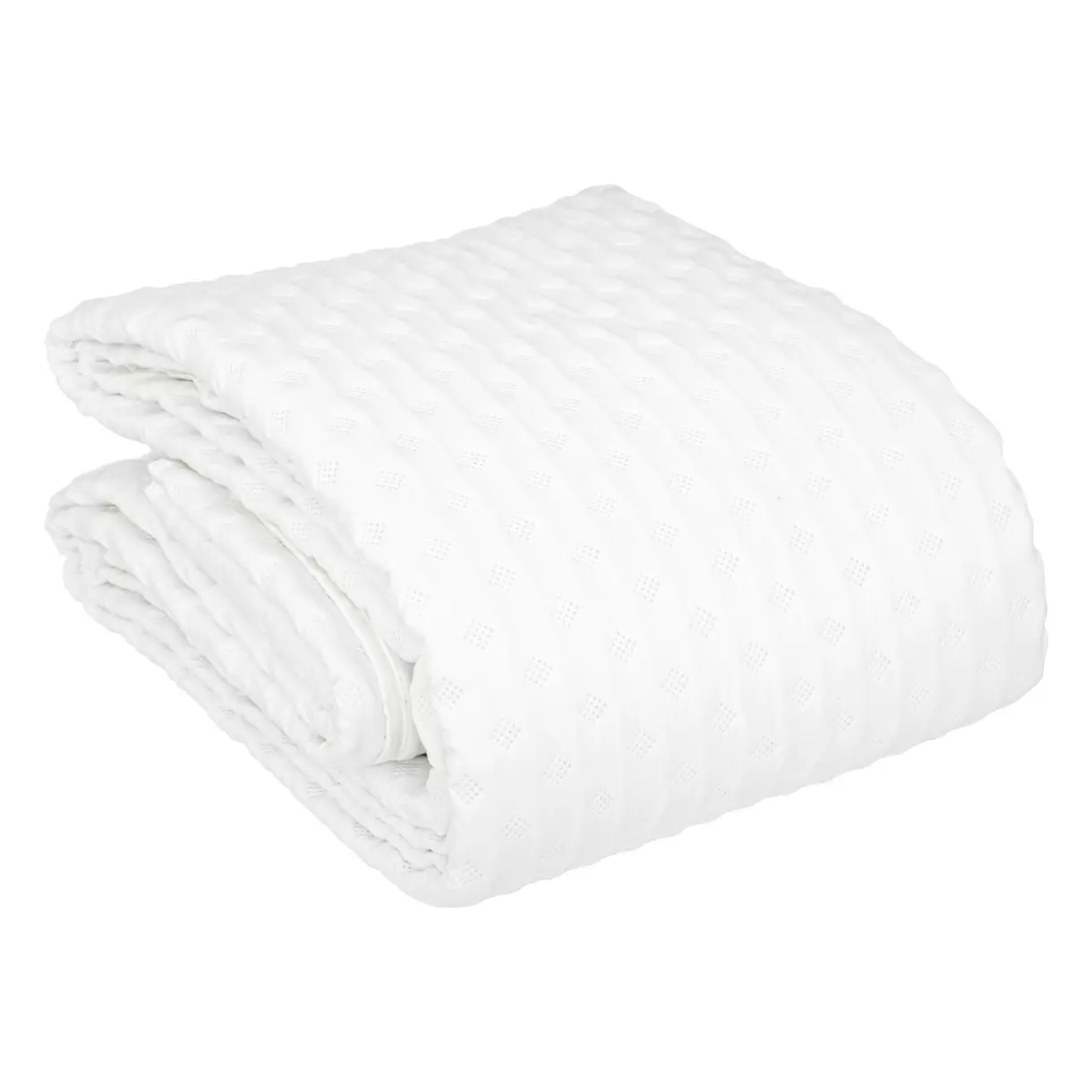 Colcha y fundas de almohada (240 x 260 cm) Kalia Blanco