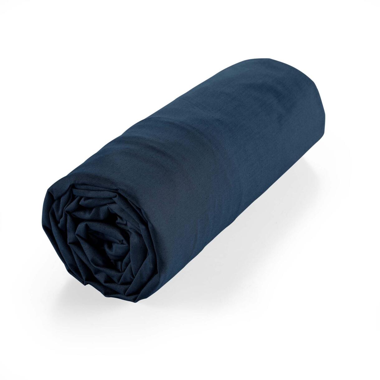 Sábana bajera en algodón bio (90 cm) Biolina Azul noche 6