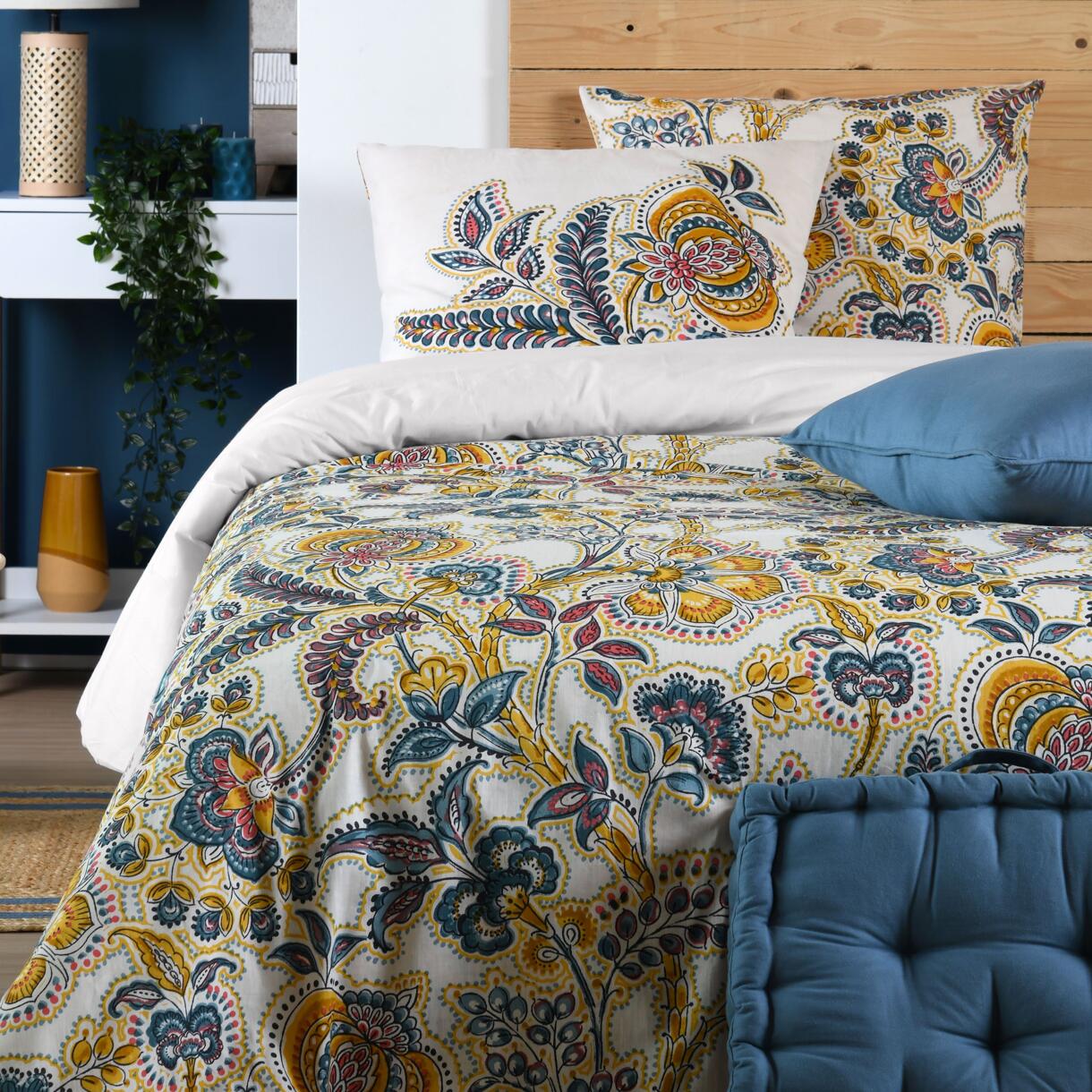 Funda Nórdica y dos fundas para almohada en algodón (260 cm) Ispahan Multicolor 1