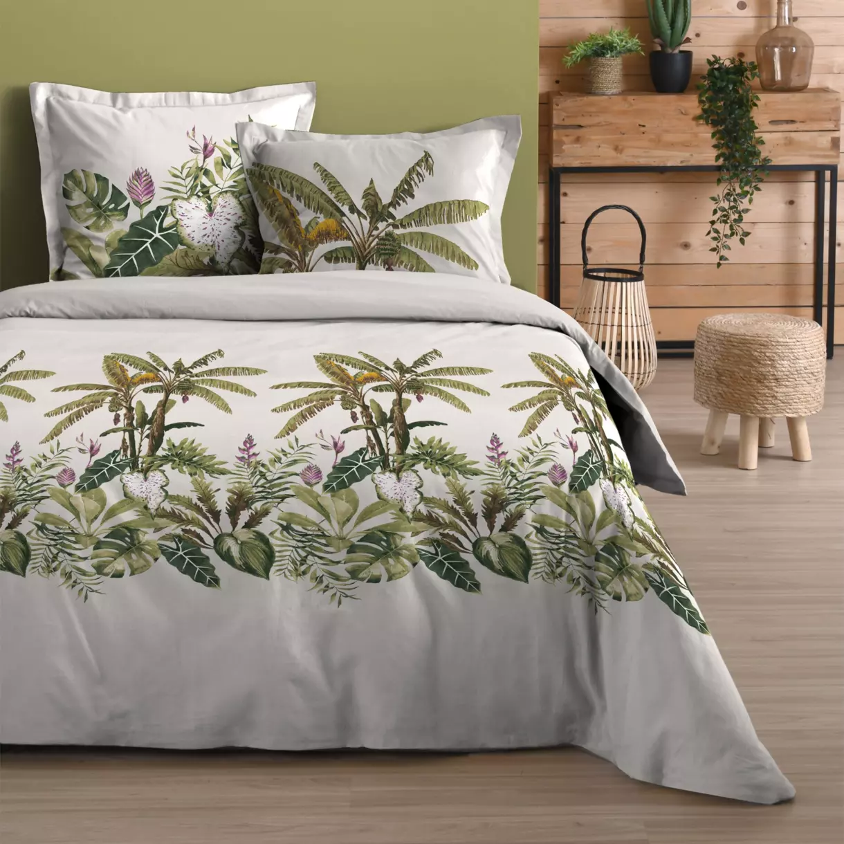 Funda Nórdica y dos fundas para almohada algodón (240 cm) Antilles Multicolor 1