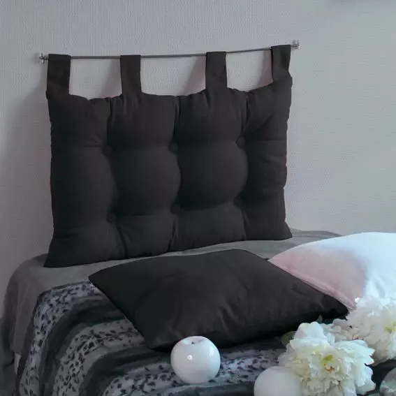 Tête de lit (70 cm) Etna Noire 1