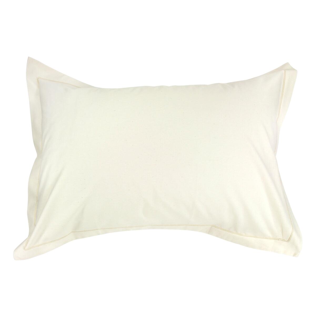Funda para almohada  rectangular algodón Félicie Crudo 1