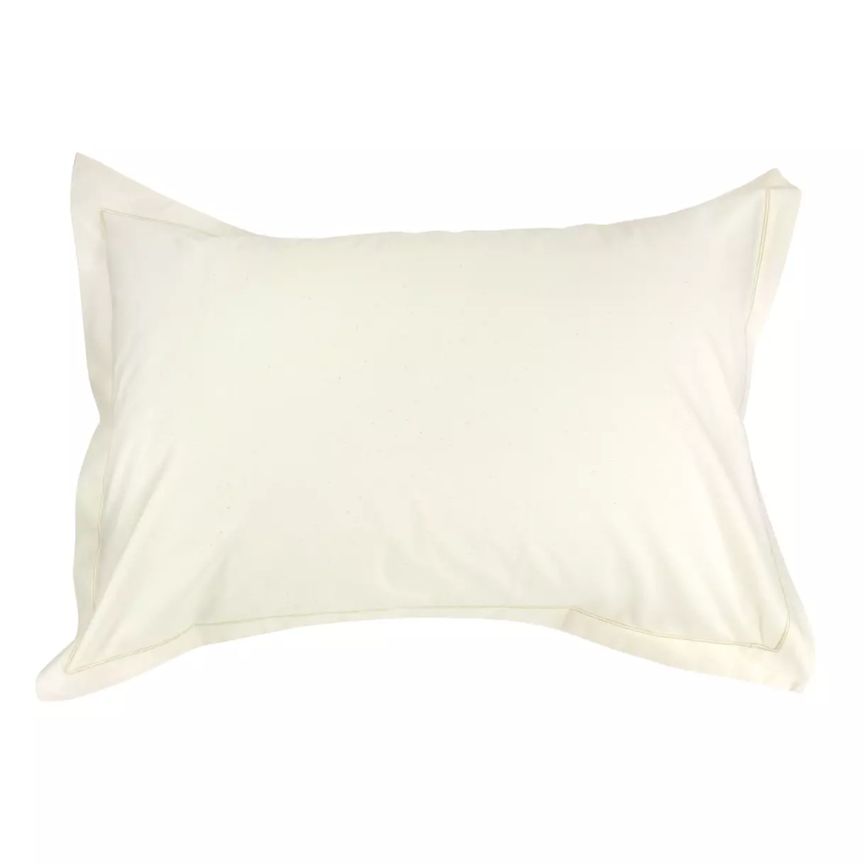 Taie d'oreiller rectangulaire coton Félicie Ecru 1