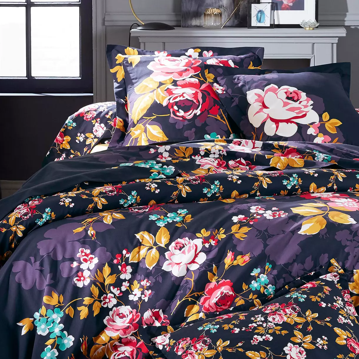 Taie de traversin coton (L200 cm) Obsession Multicolore 1