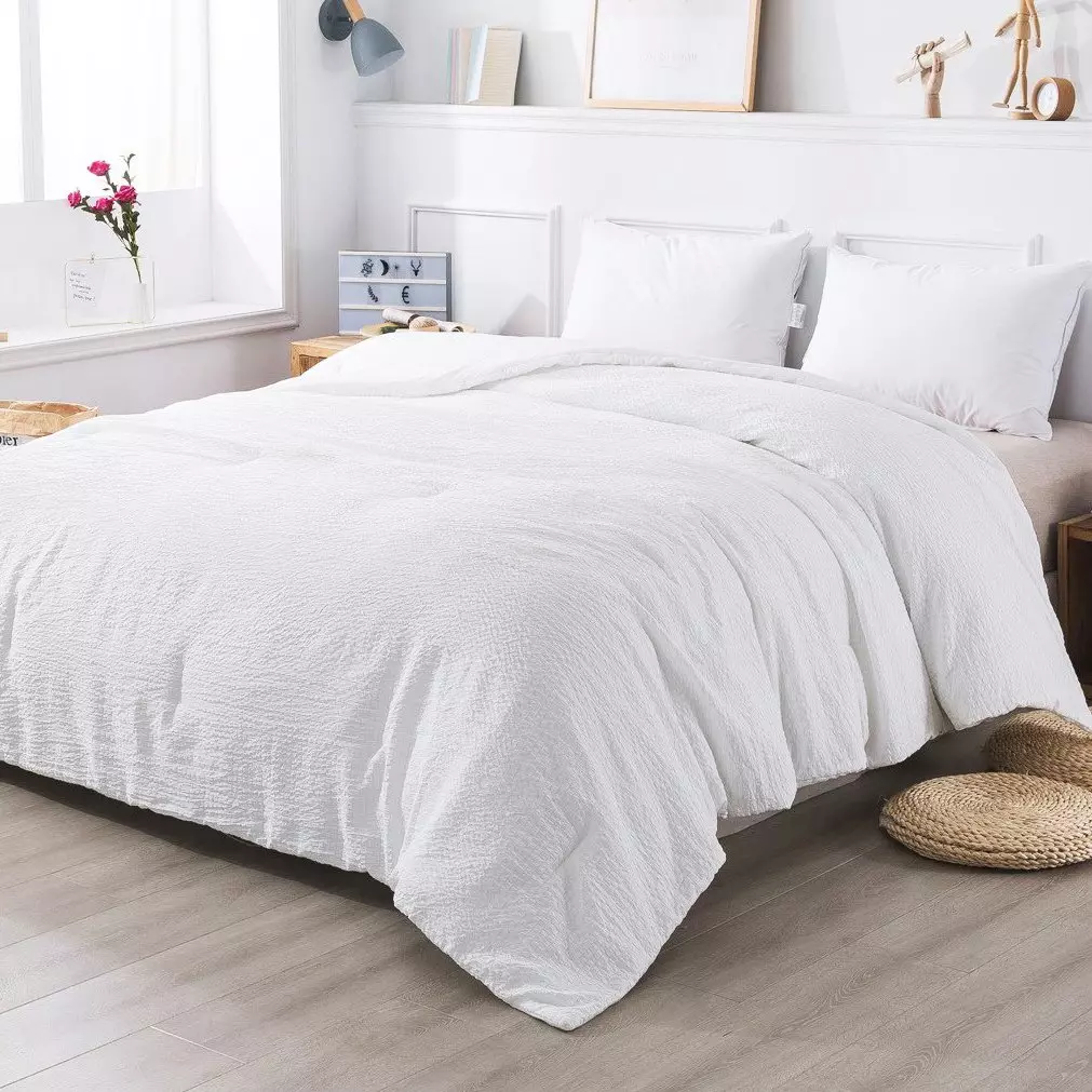 Colcha (250 x 260 cm) Century Blanco 1