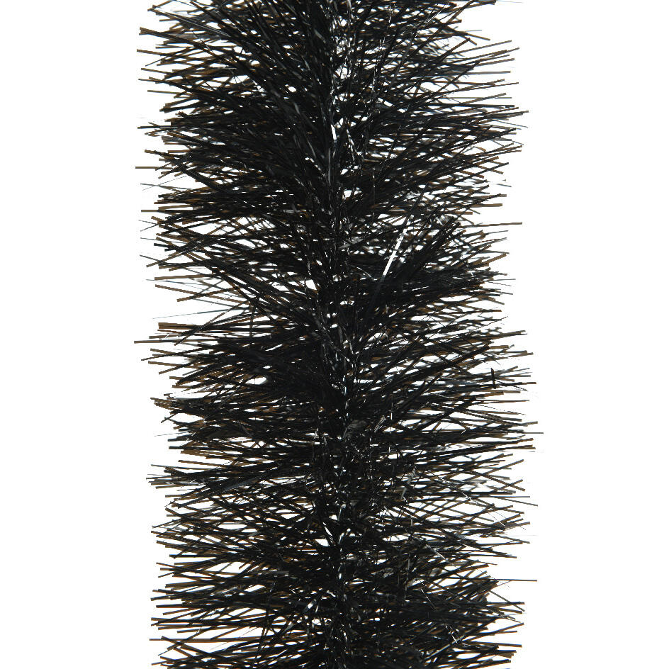 Guirnalda de Navidad (D10 cm) Lujo Alpine Negro
 1
