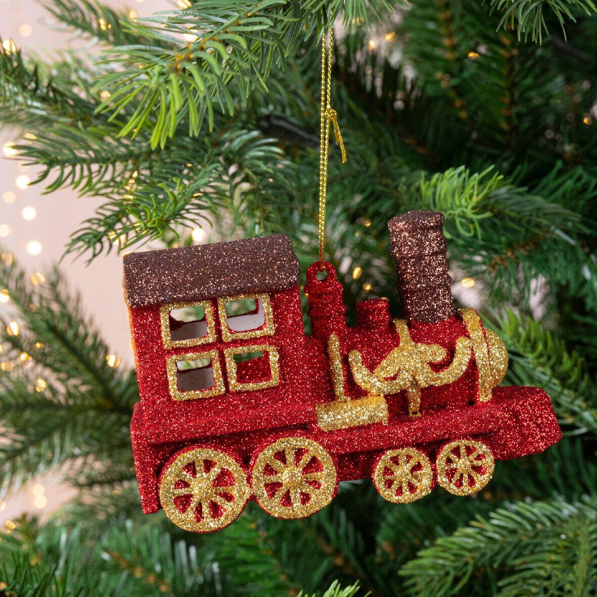 Tren de Navidad Rojo 1