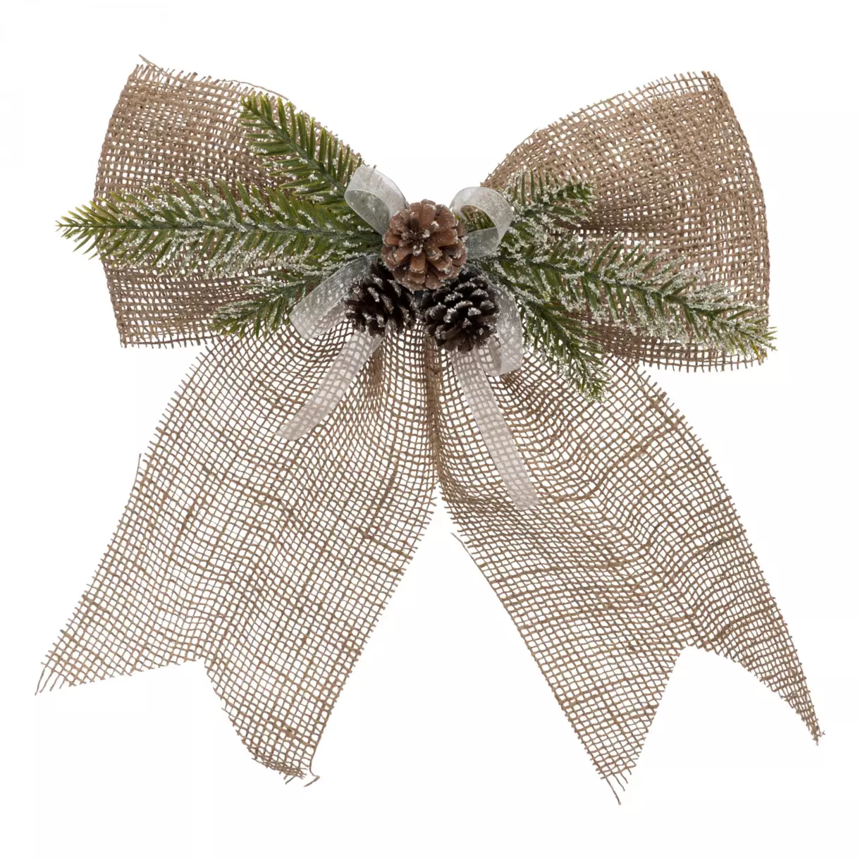 Nœud pailleté Nature Beige 1