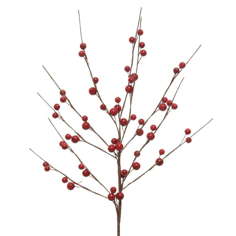 Branche décorative Hermione Rouge 1