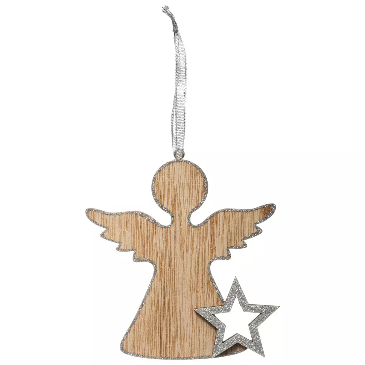 Ángel para colgar Estrella Natural 1