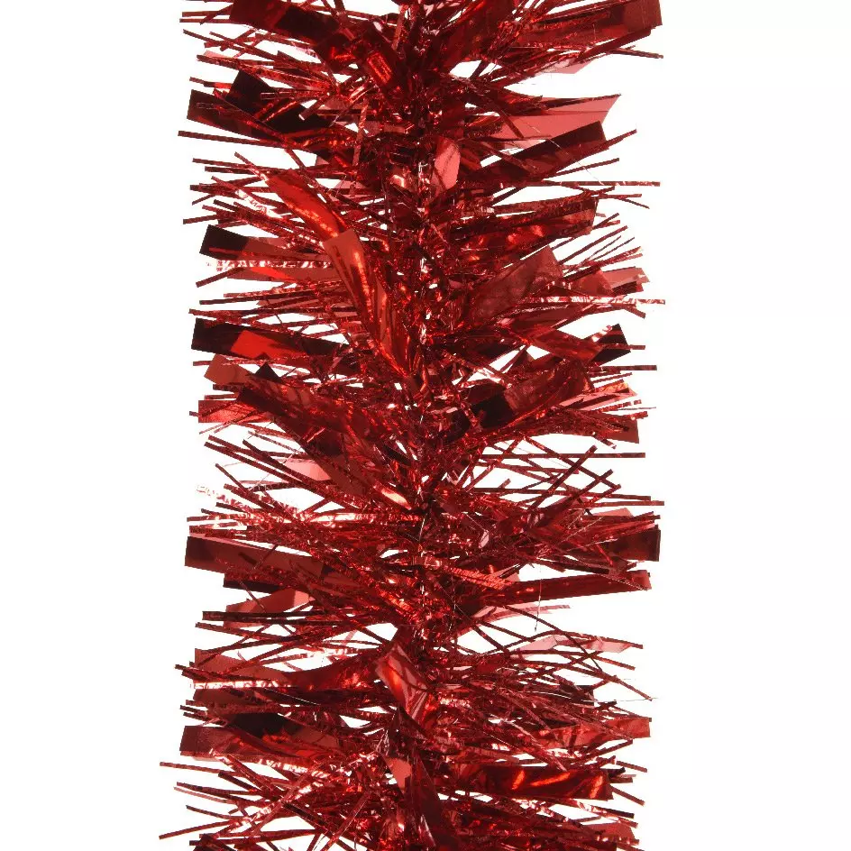 Guirnalda de Navidad (D10 cm) (2 m) Alpine estructurado Rojo
 1