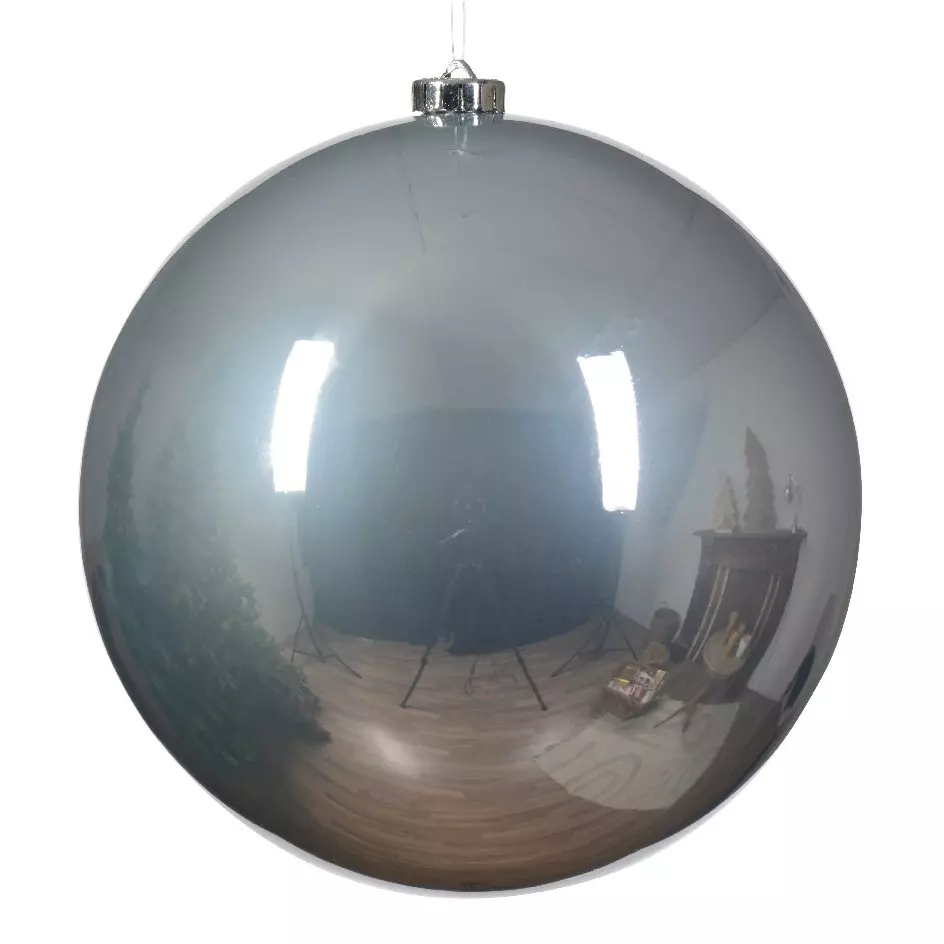 Boule de Noël (D200 mm) Alpine Gris marbre 1
