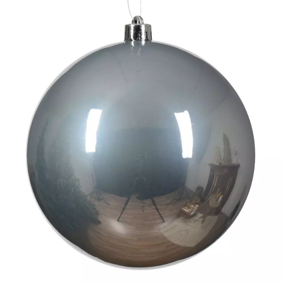 Boule de Noël (D140 mm) Alpine Gris marbre 1