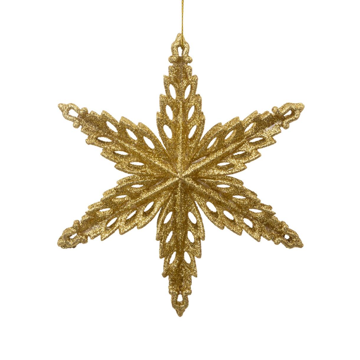 Estrella de Navidad para colgar Ajourée Oro 1