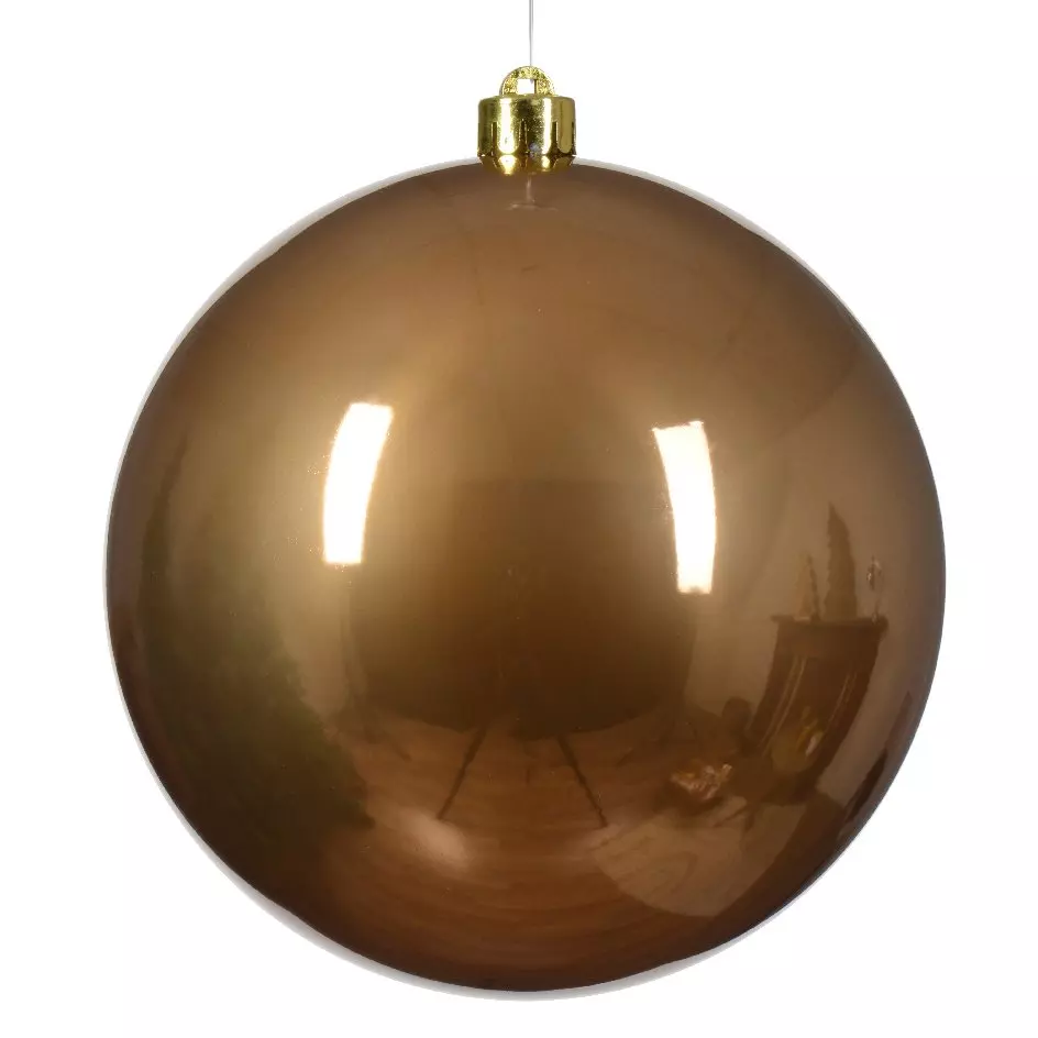 Boule de Noël (D140 mm) Alpine Brun gingembre 1