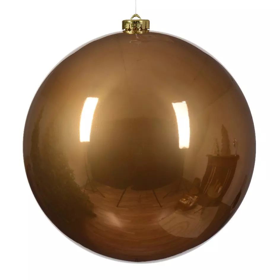 Boule de Noël (D200 mm) Alpine Brun gingembre 1