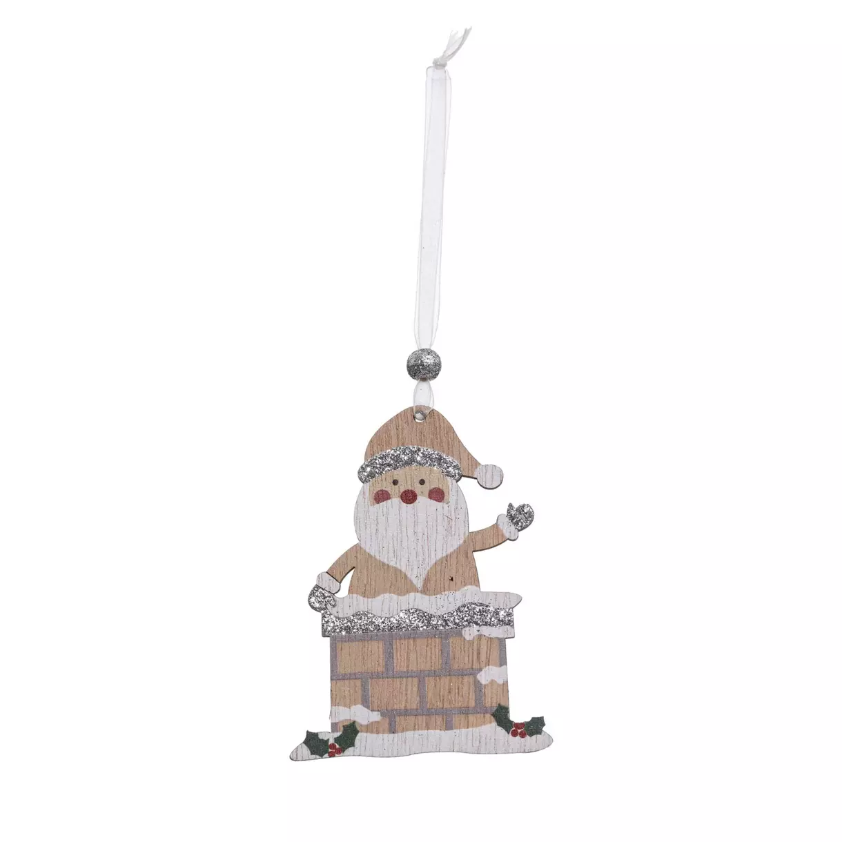 Papá Noel para colgar Chimenea Natural 1