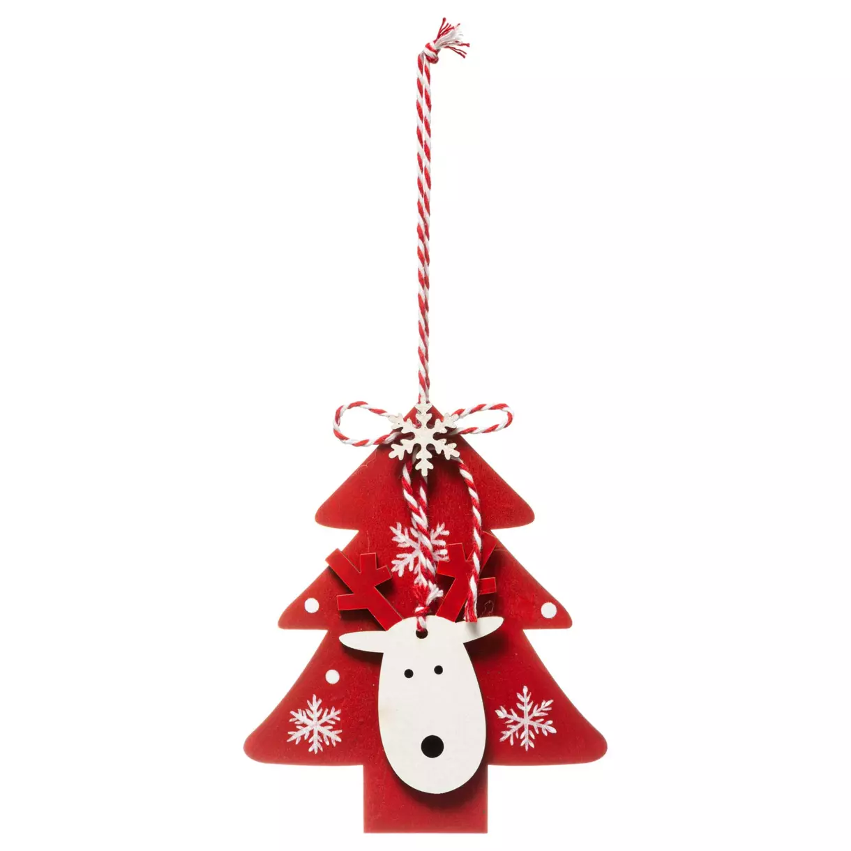 Suspension de Noël Renne Rouge 1