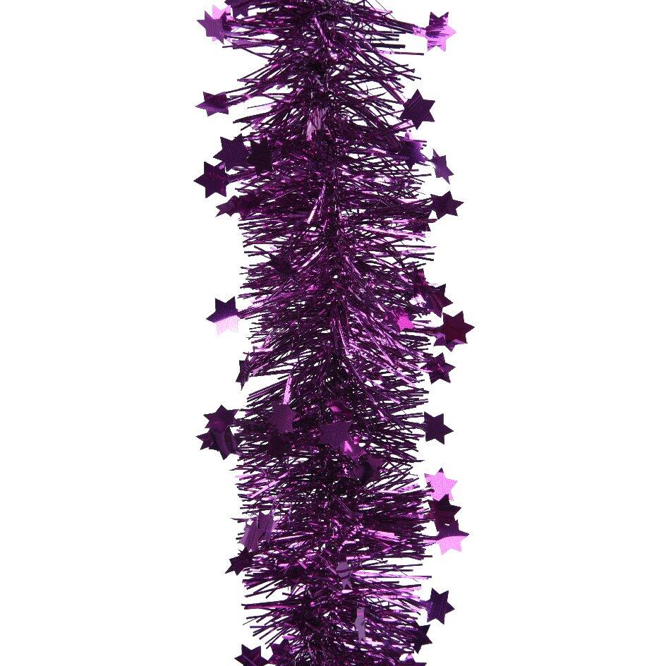 Guirnalda de Navidad (D9 cm) étoilée Alpine Violeta 1