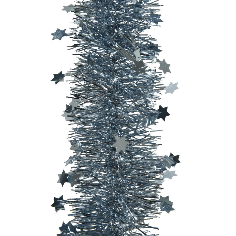 Guirnalda de Navidad (D10 cm) estrellada Alpine Azul gris 1