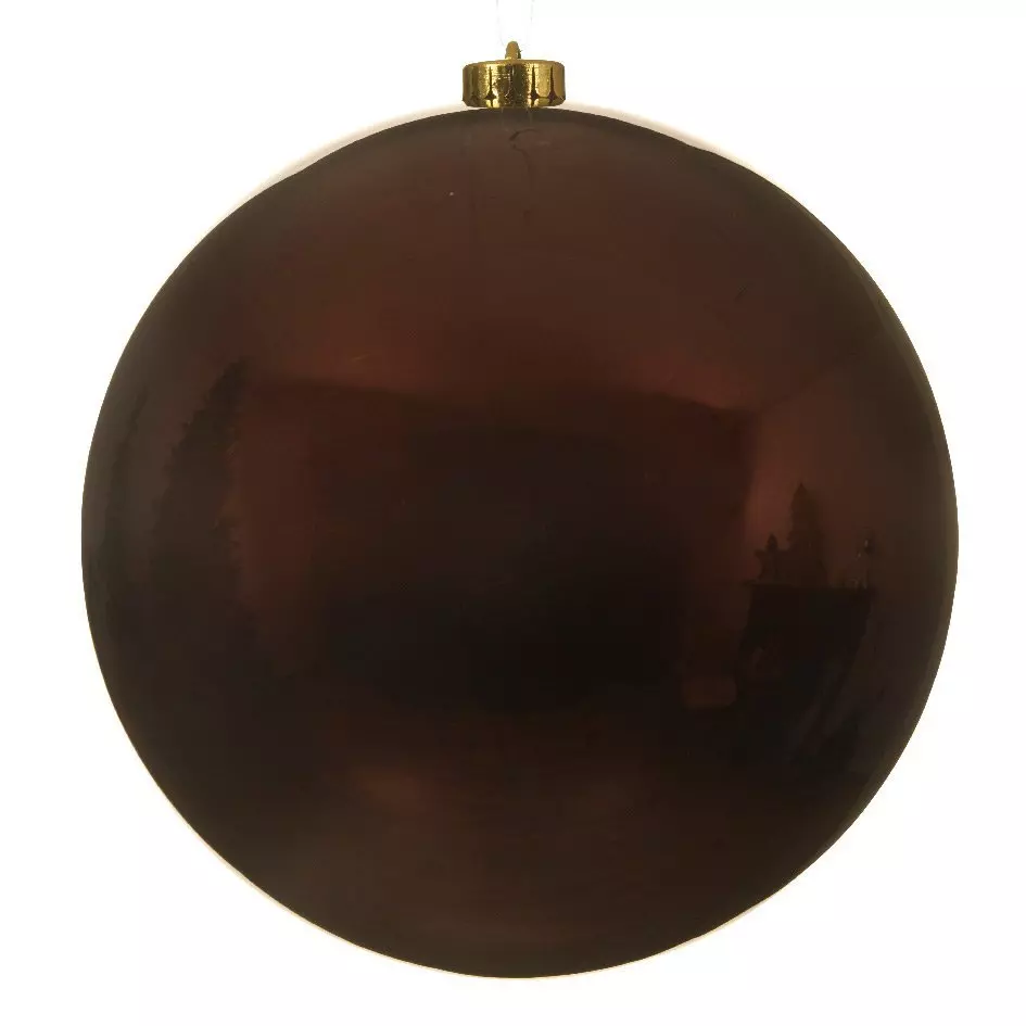 Bola de Navidad (D140 mm) Alpine Caoba 1
