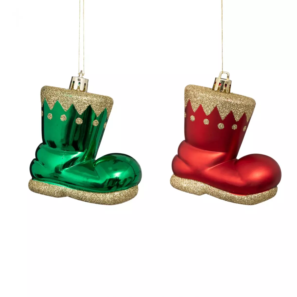 Lote de 4 botas Jeux de neige Rouge et Verde 1