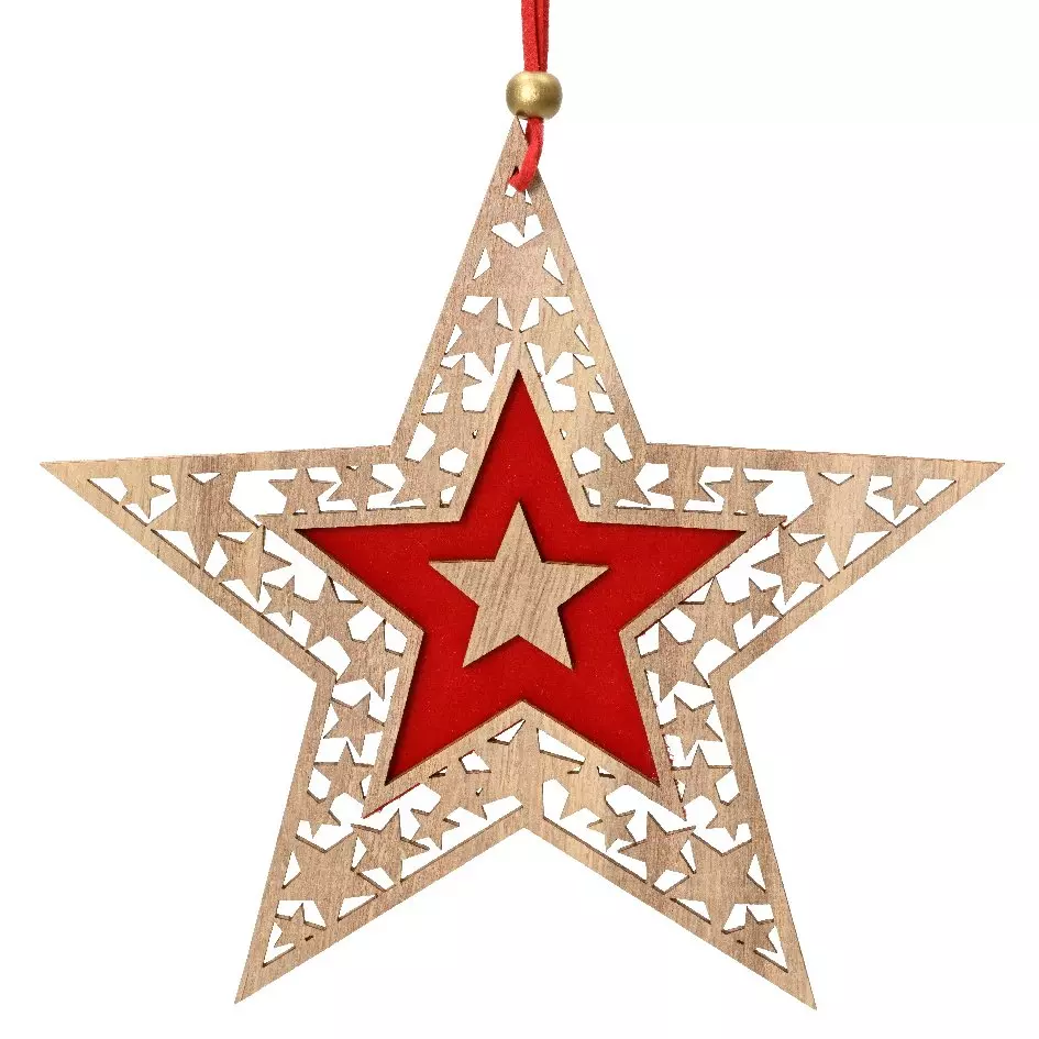 Etoile de Noël à suspendre Far Bois 1