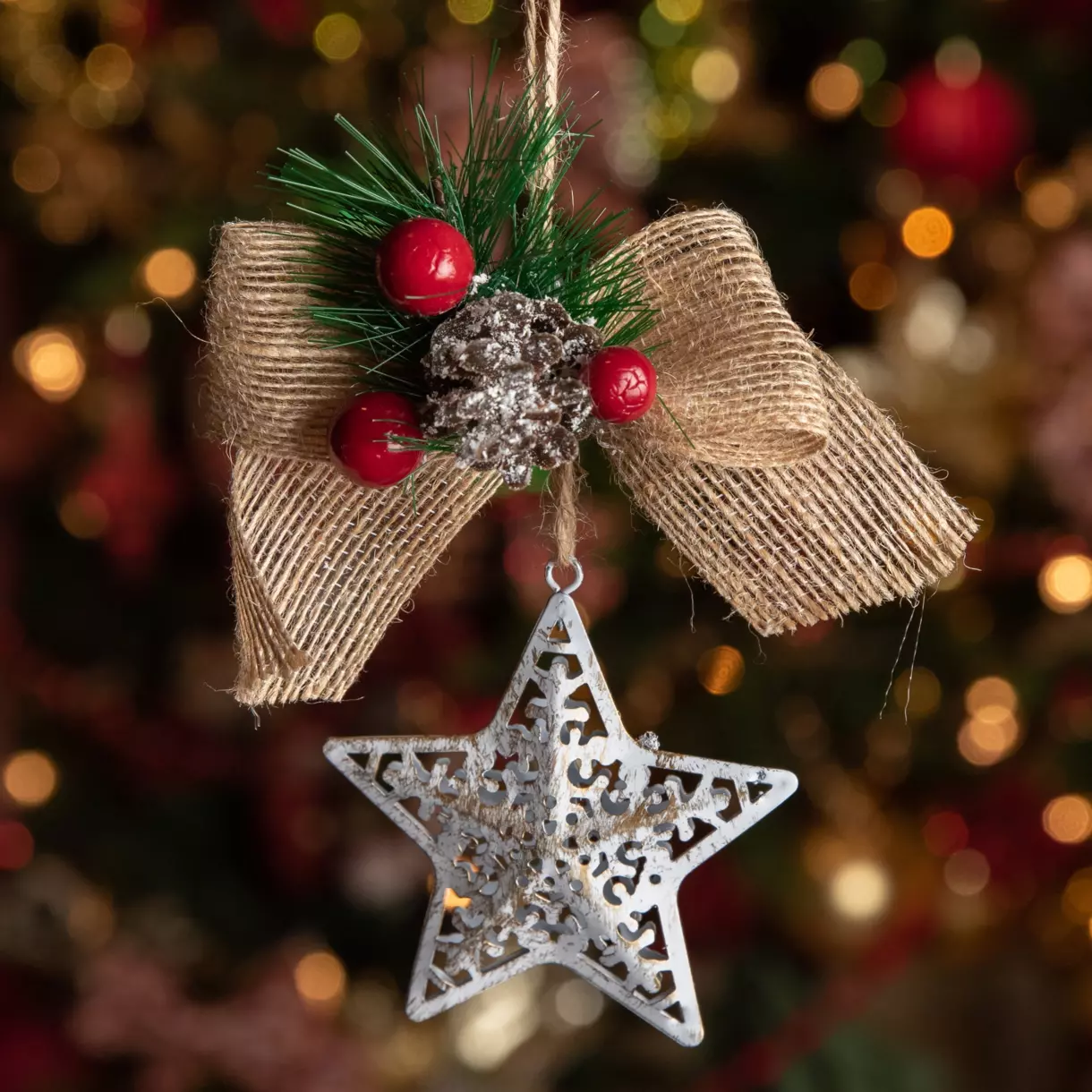 Adorno navideño para colgar Decoración étoilé Multicolor