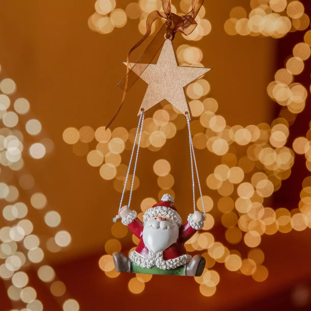 Kerstman Volant om op te hangen Meerkleurig 1