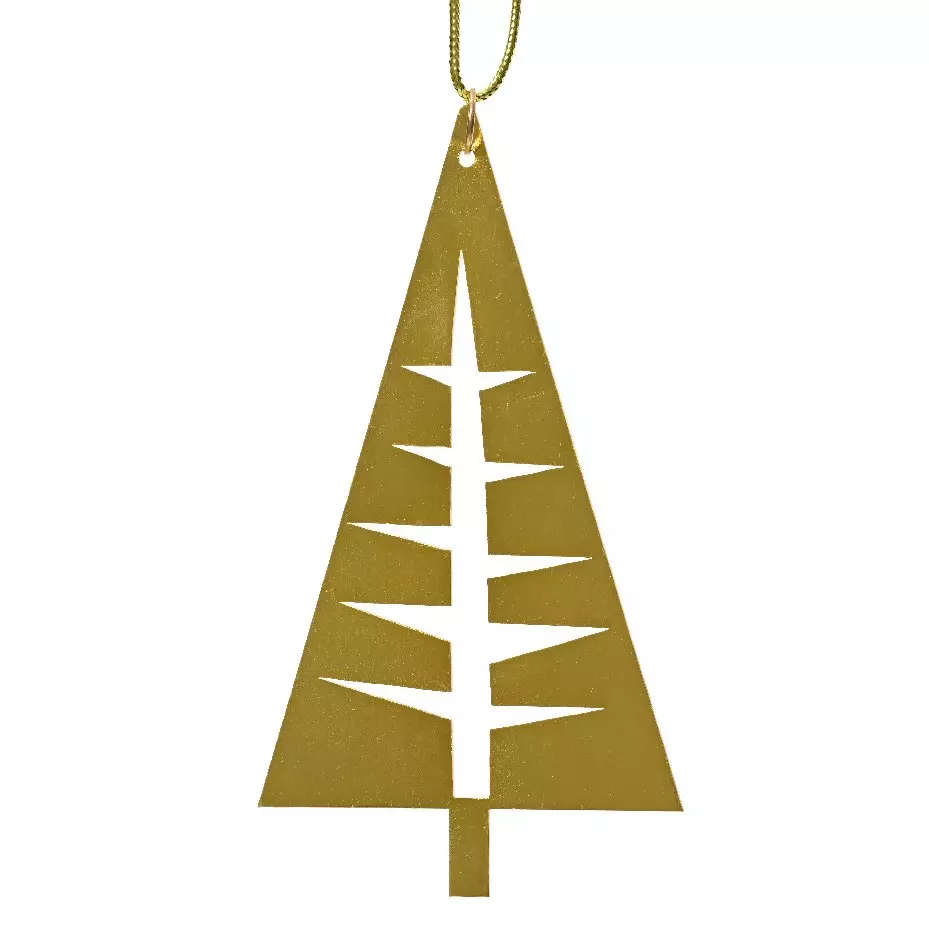 Confezione di 2 alberi di Natale Ophée Oro 2