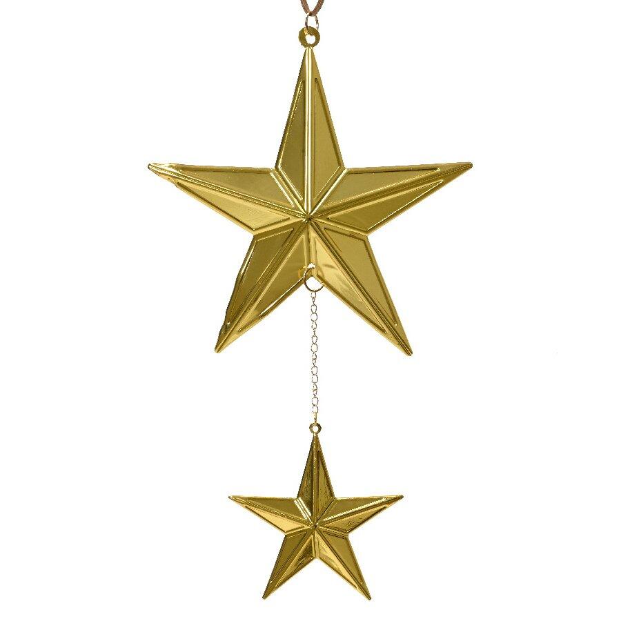 Estrella de Navidad para colgar Duo Oro 1