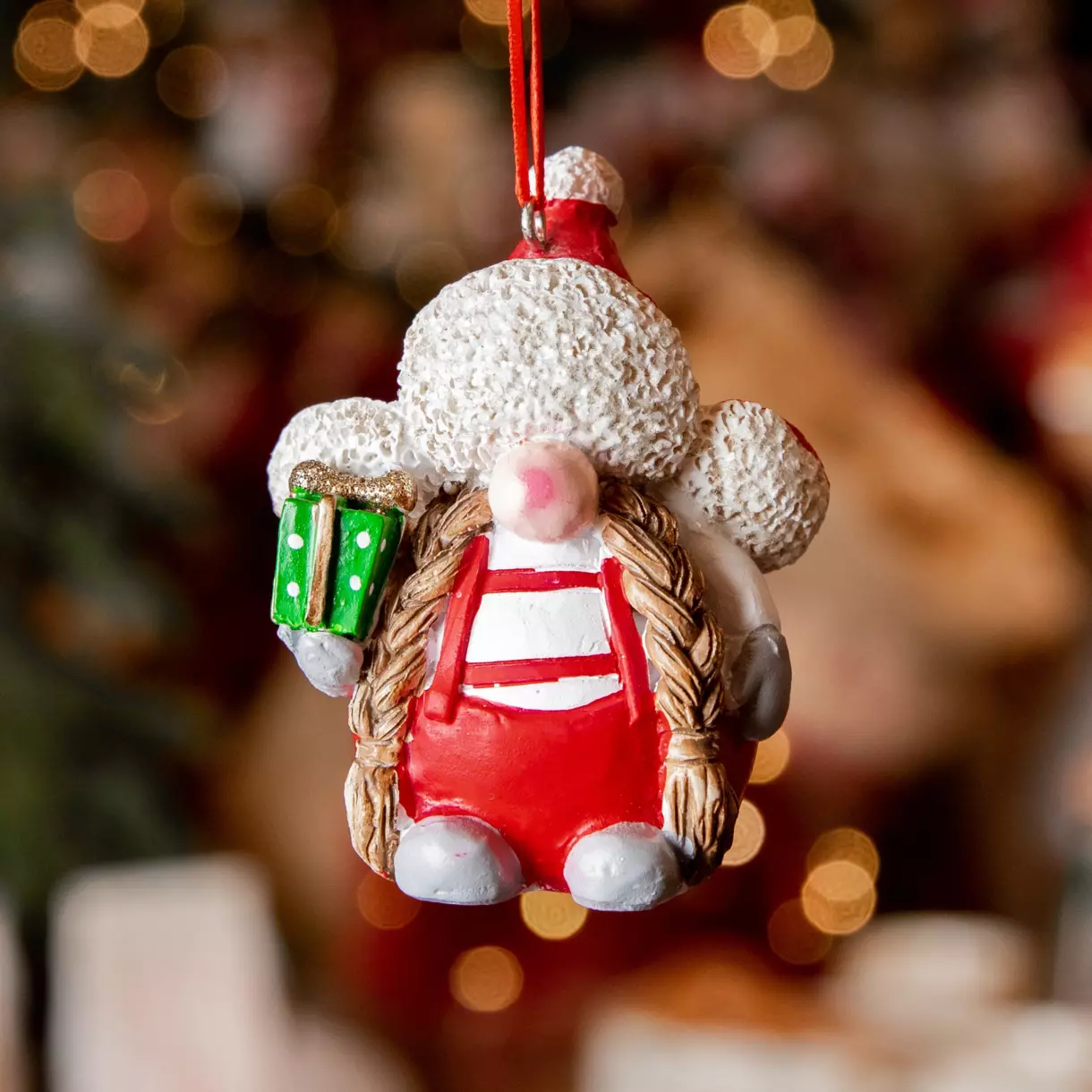 Lutin de Noël Meliss om op te hangen Rood 1