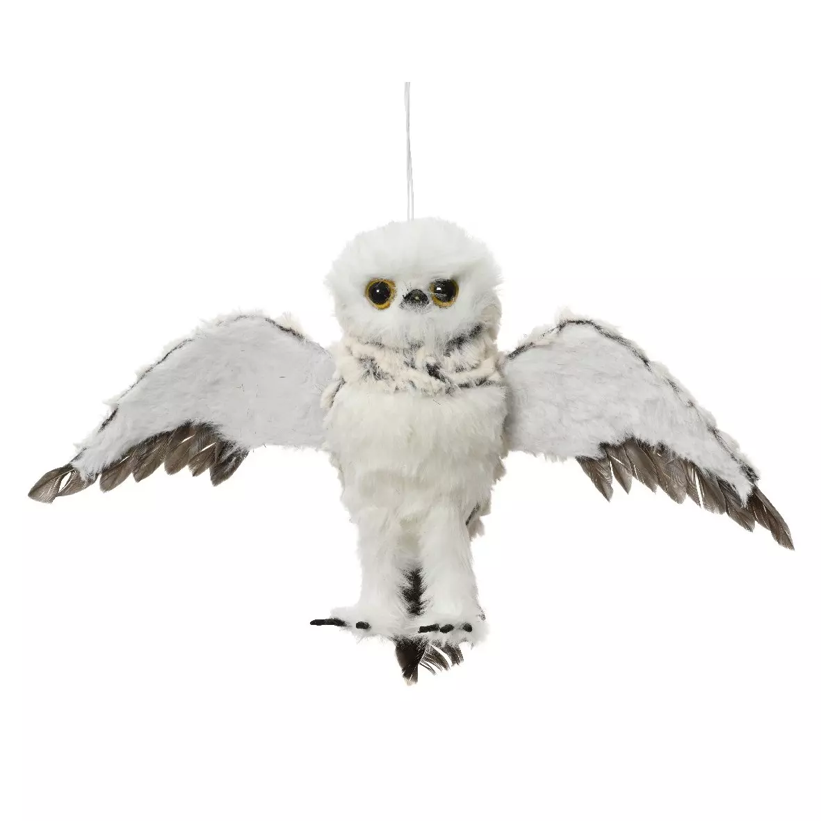 Uil Huguette hangdecoratie Wit 1
